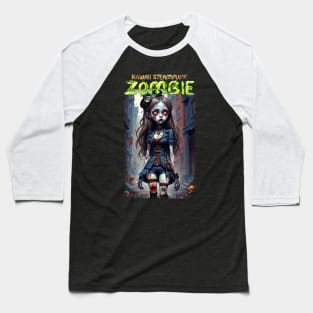 Kawaii Steampunk Zombie 08 Baseball T-Shirt